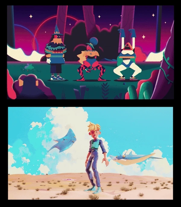 Animated motion illustration by Adrián Balastegui